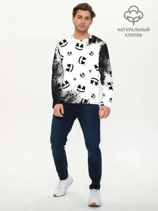 Мужской лонгслив базовый / MARSHMELLO / МАРШМЕЛЛОУ