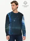 Мужской лонгслив базовый / Космос