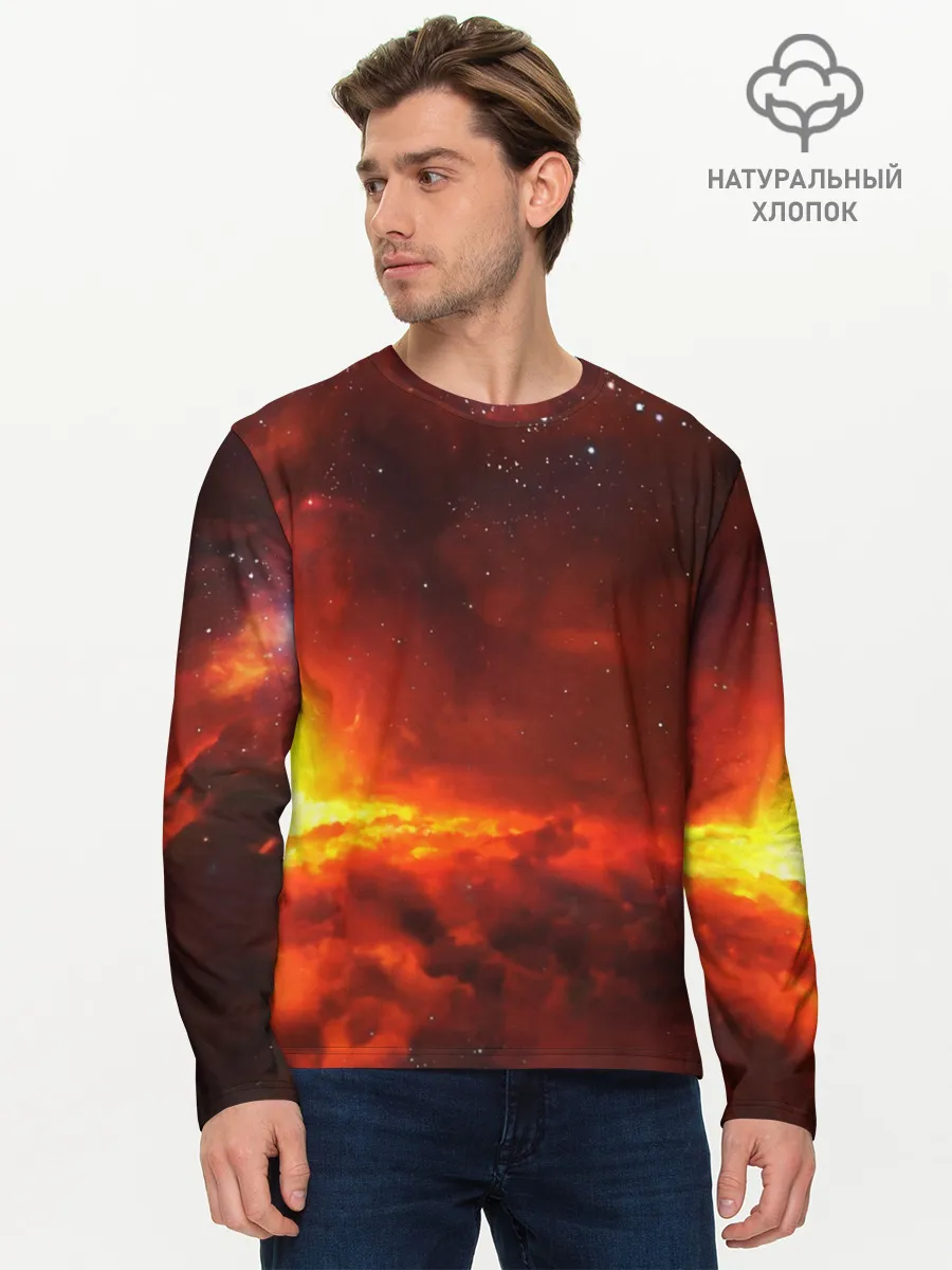 Мужской лонгслив базовый / Марс