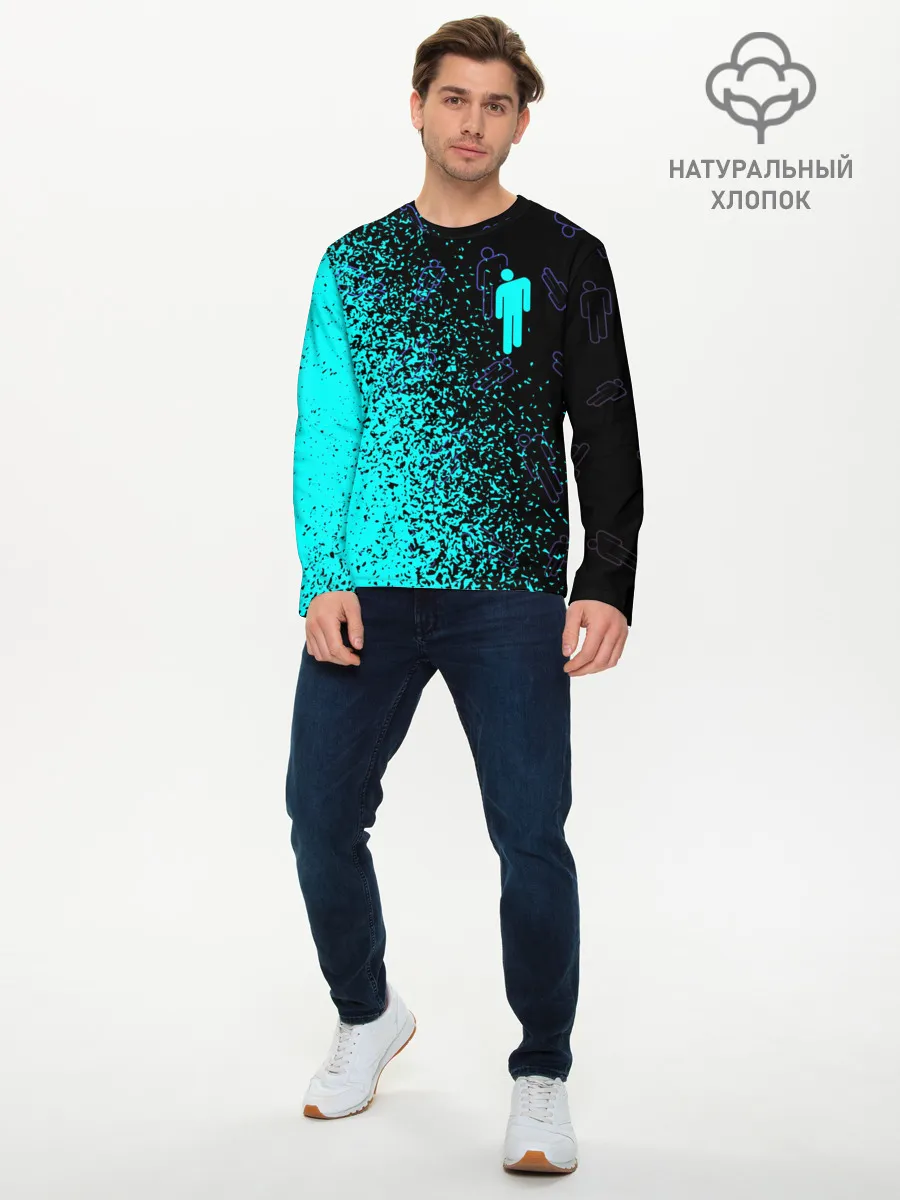 Мужской лонгслив базовый / BILLIE EILISH / БИЛЛИ АЙЛИШ