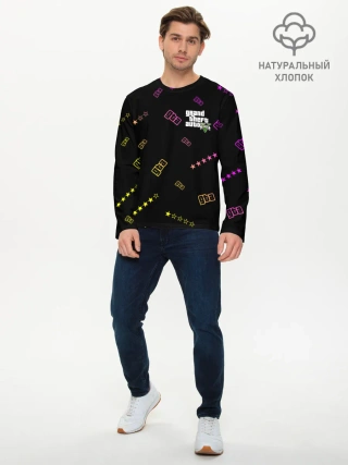 Мужской лонгслив базовый / GTA 5 / ГТА 5