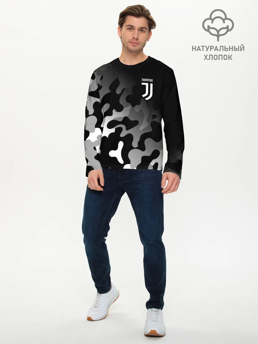 Мужской лонгслив базовый / JUVENTUS / ЮВЕНТУС
