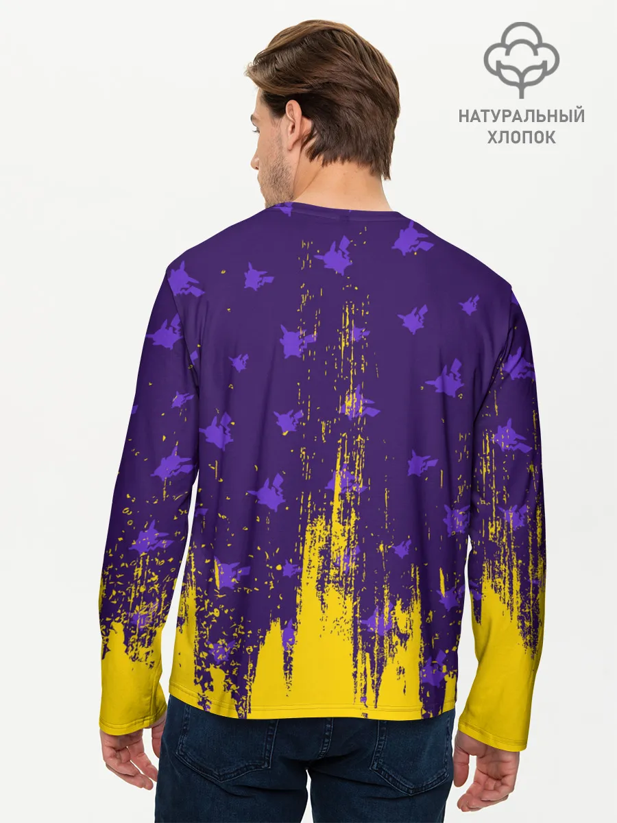 Мужской лонгслив базовый / ПИКАЧУ / PIKACHU