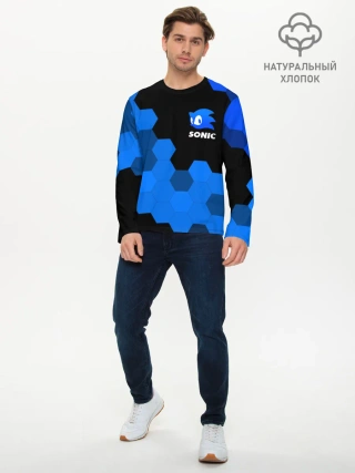 Мужской лонгслив базовый / СОНИК / SONIC