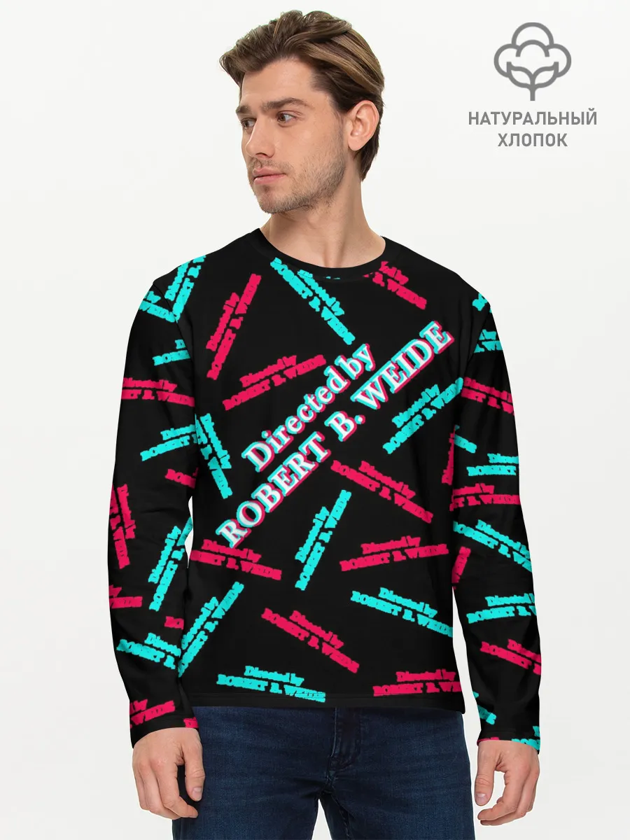 Мужской лонгслив базовый / Directed by R. B. Weide Glitch