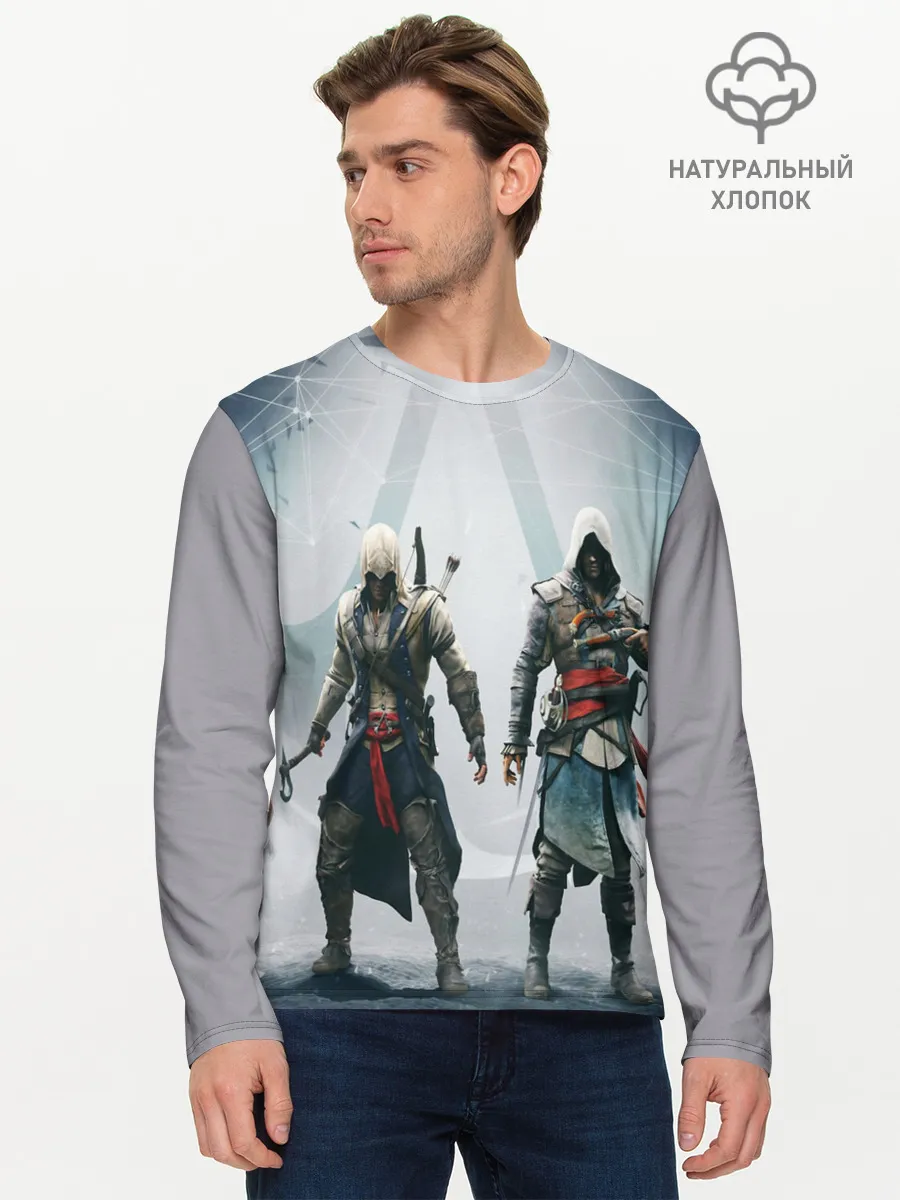 Мужской лонгслив базовый / ASSASSINS CREED