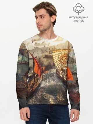 Мужской лонгслив базовый / ASSASSINS CREED