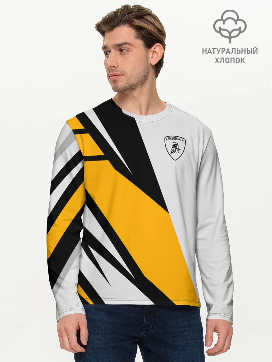 Мужской лонгслив базовый / Lamborghini