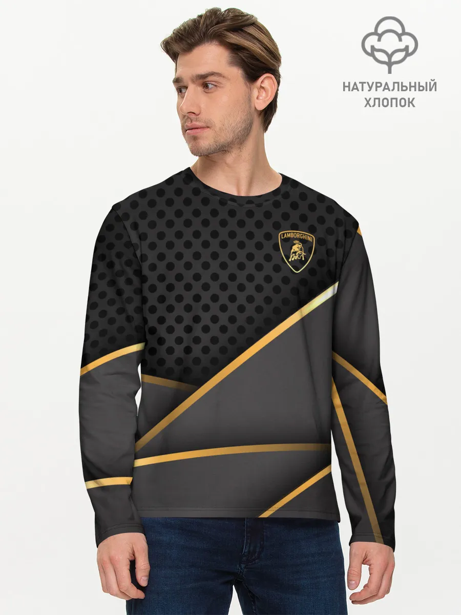 Мужской лонгслив базовый / Lamborghini