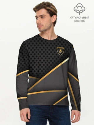 Мужской лонгслив базовый / Lamborghini