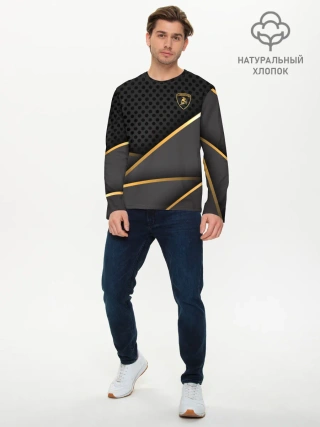 Мужской лонгслив базовый / Lamborghini