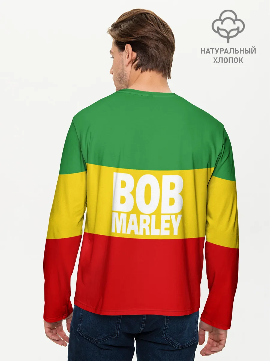 Мужской лонгслив базовый / Bob Marley