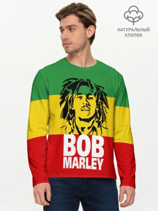 Мужской лонгслив базовый / Bob Marley