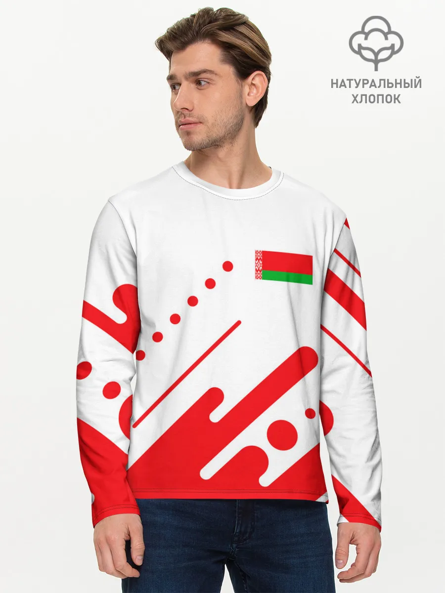 Мужской лонгслив базовый / БЕЛАРУСЬ