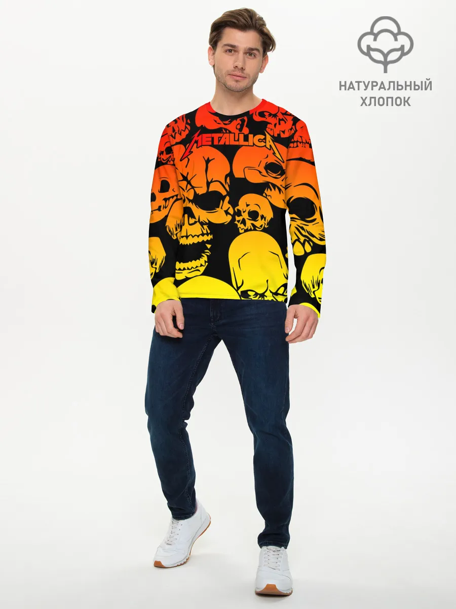 Мужской лонгслив базовый / Metallica
