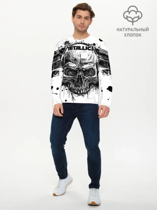 Мужской лонгслив базовый / Metallica