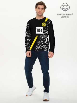 Мужской лонгслив базовый / Dortmund 2020/2021 ФОРМА