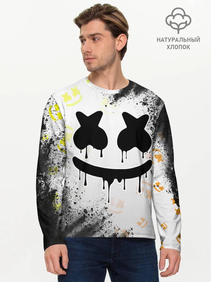 Мужской лонгслив базовый / MARSHMELLO / МАРШМЕЛЛОУ