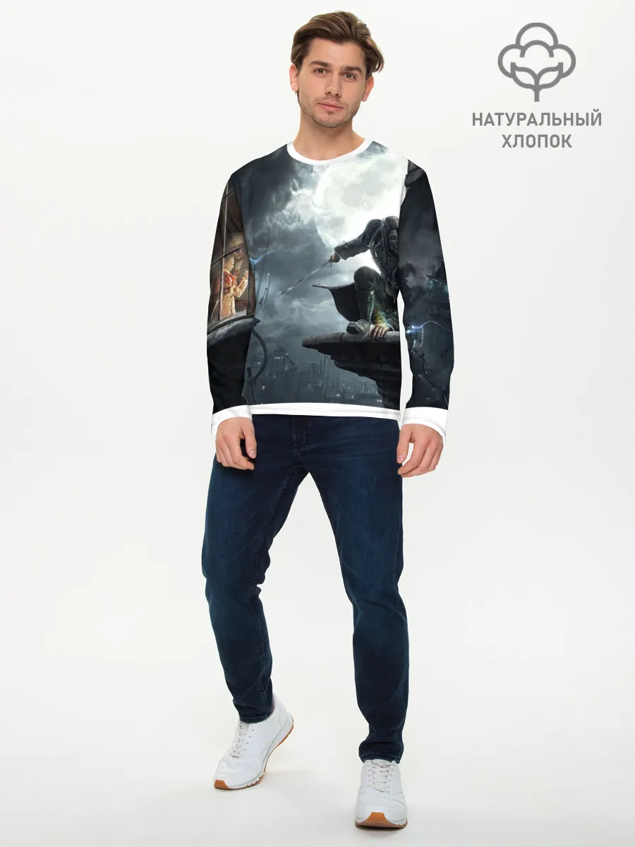 Мужской лонгслив базовый / Dishonored