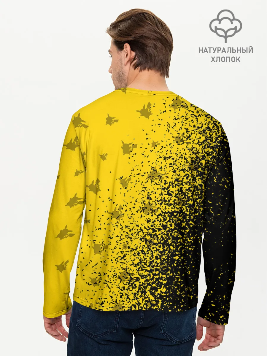 Мужской лонгслив базовый / ПИКАЧУ / PIKACHU