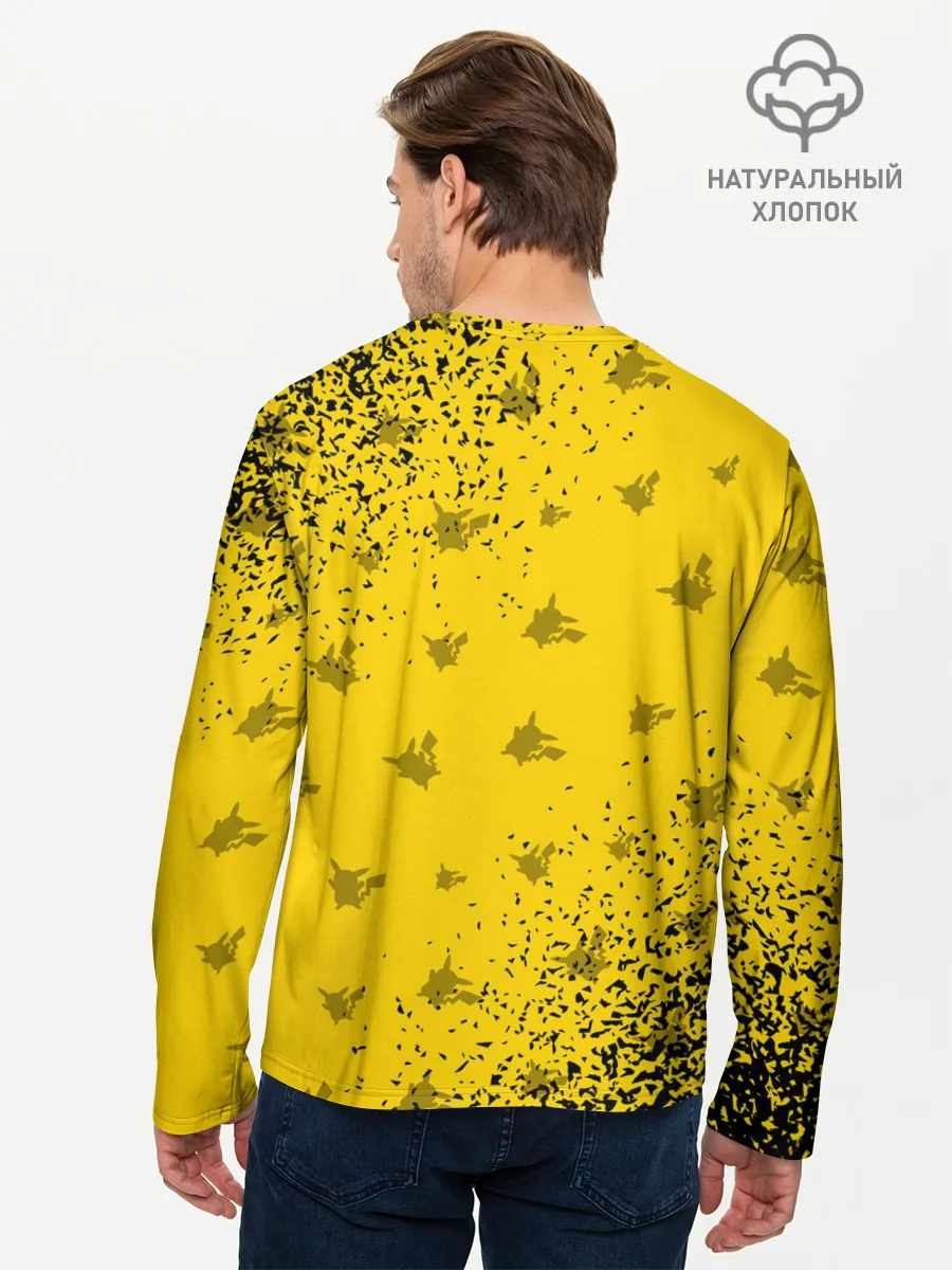 Мужской лонгслив базовый / ПИКАЧУ / PIKACHU