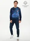 Мужской лонгслив базовый / Туманность
