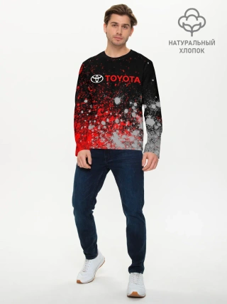 Мужской лонгслив базовый / TOYOTA / ТОЙОТА