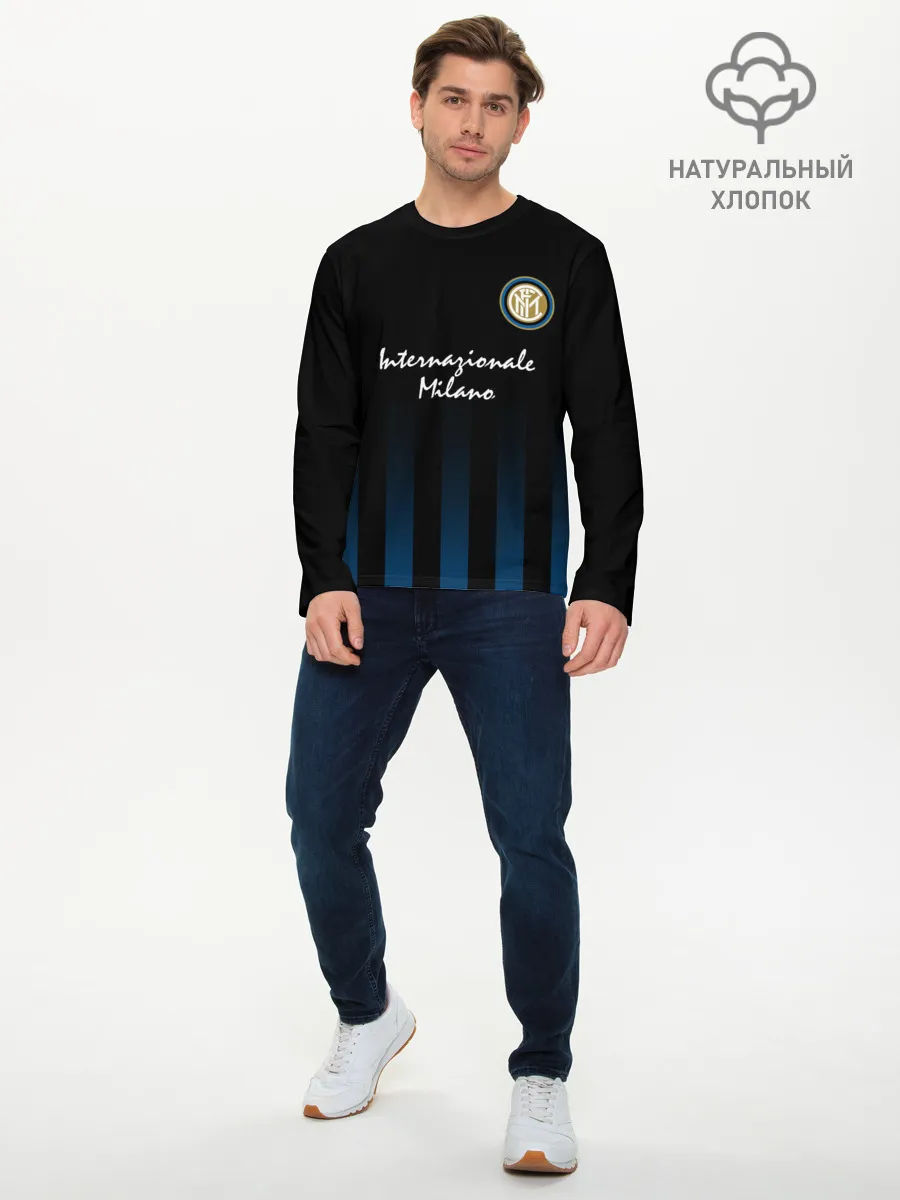 Мужской лонгслив базовый / ИНТЕР