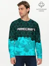 Мужской лонгслив базовый / MINECRAFT / МАЙНКРАФТ