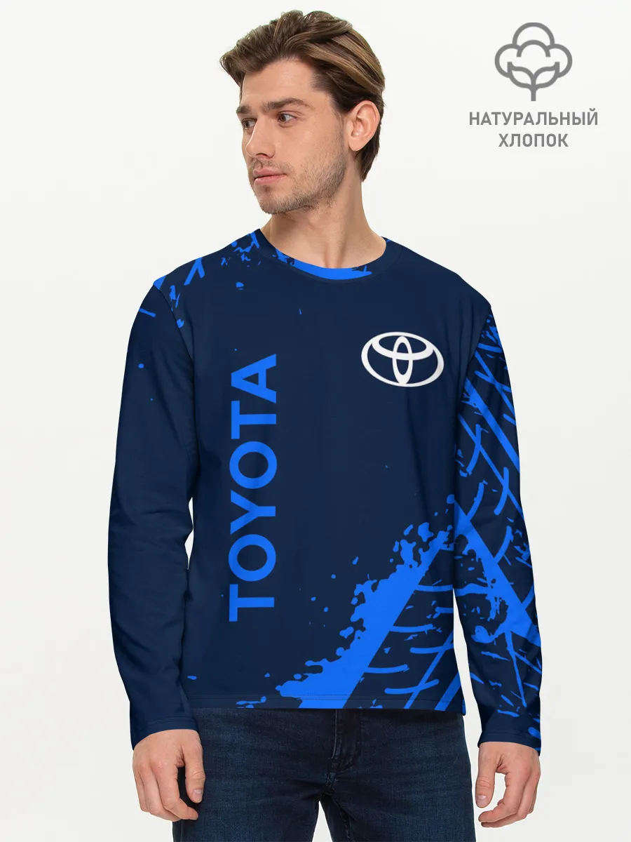 Мужской лонгслив базовый / TOYOTA / ТОЙОТА