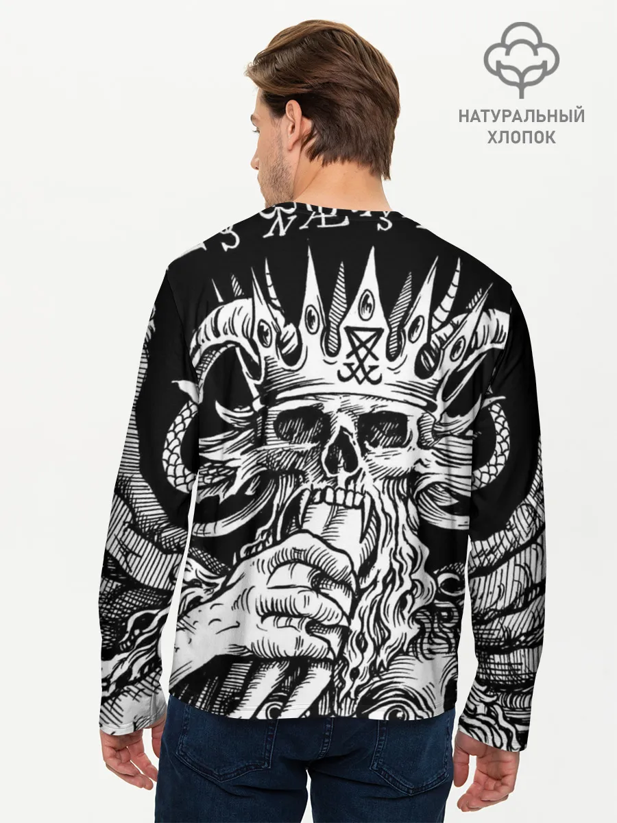 Мужской лонгслив базовый / Монстр