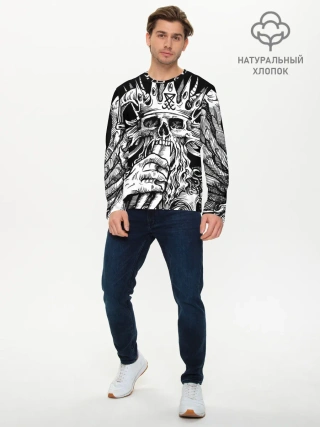 Мужской лонгслив базовый / Монстр