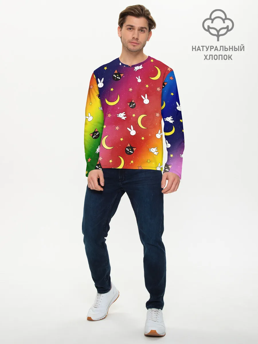 Мужской лонгслив базовый / SAILOR MOON