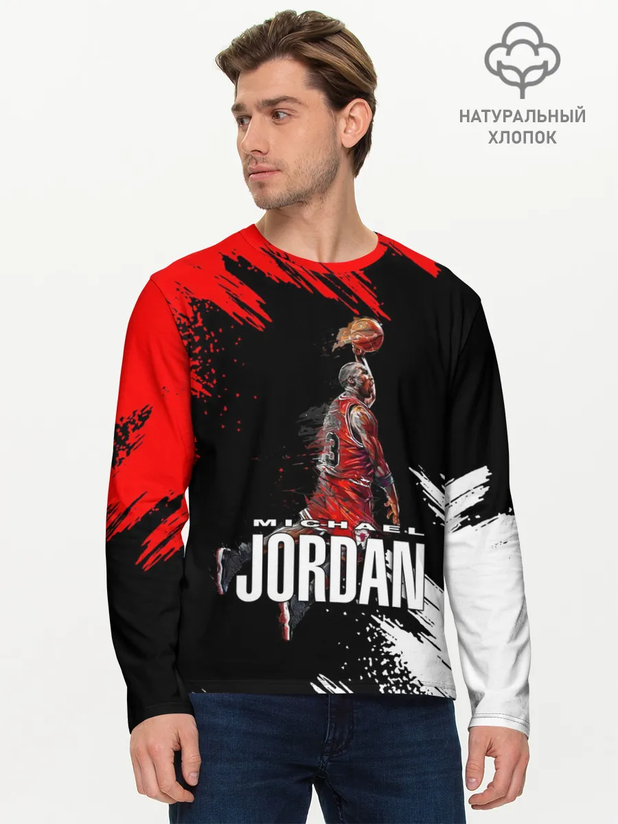 Мужской лонгслив базовый / MICHAEL JORDAN