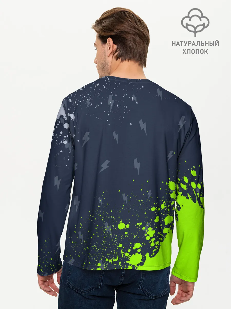 Мужской лонгслив базовый / AC DС