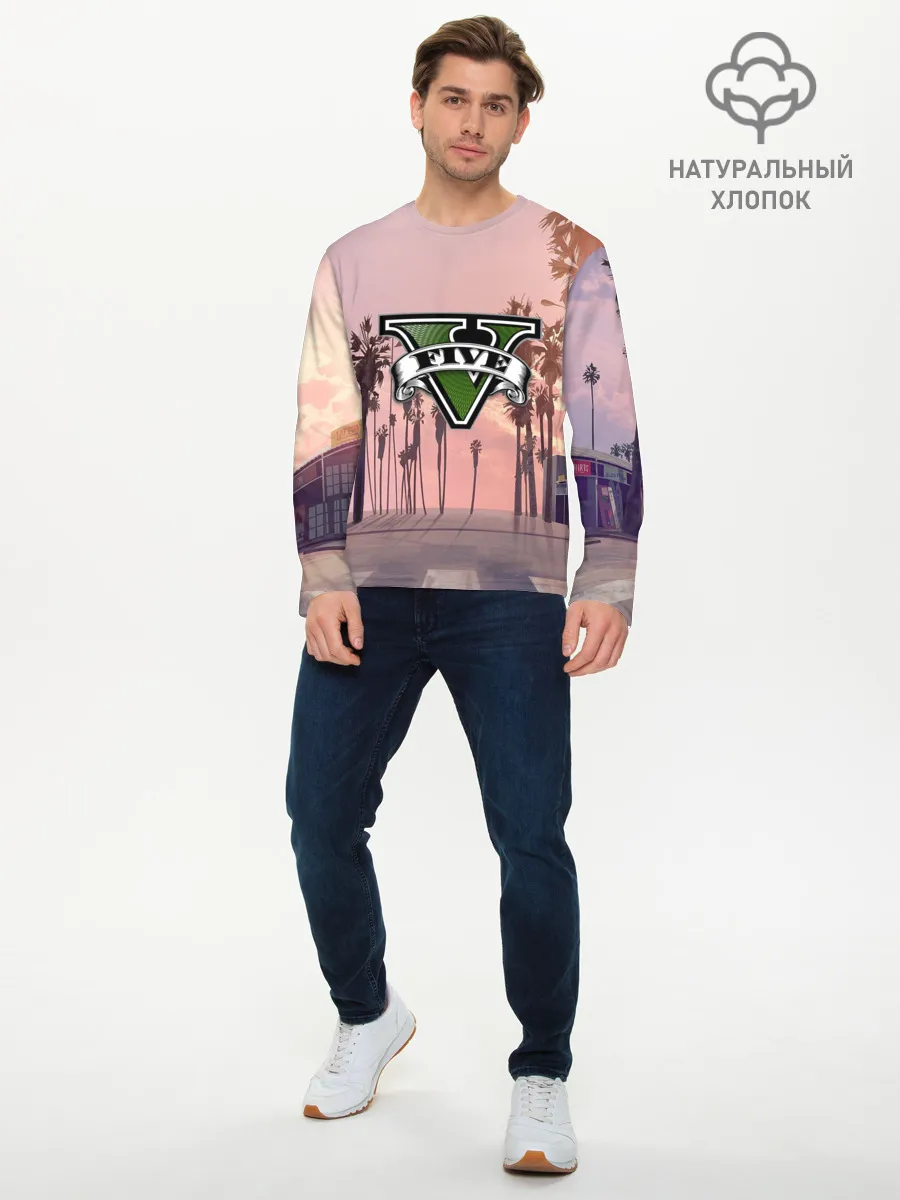 Мужской лонгслив базовый / GTA