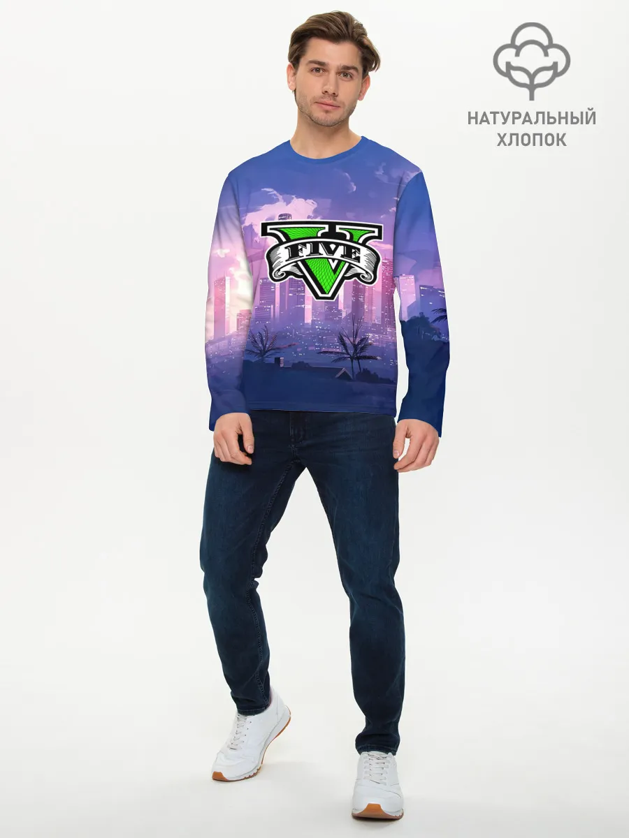 Мужской лонгслив базовый / GTA