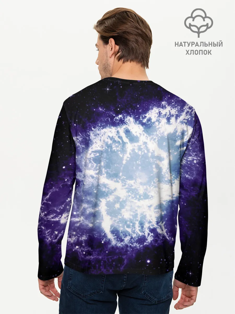 Мужской лонгслив базовый / Galaxy