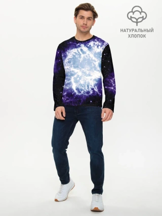 Мужской лонгслив базовый / Galaxy