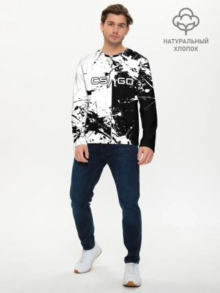 Мужской лонгслив базовый / COUNTER STRIKE