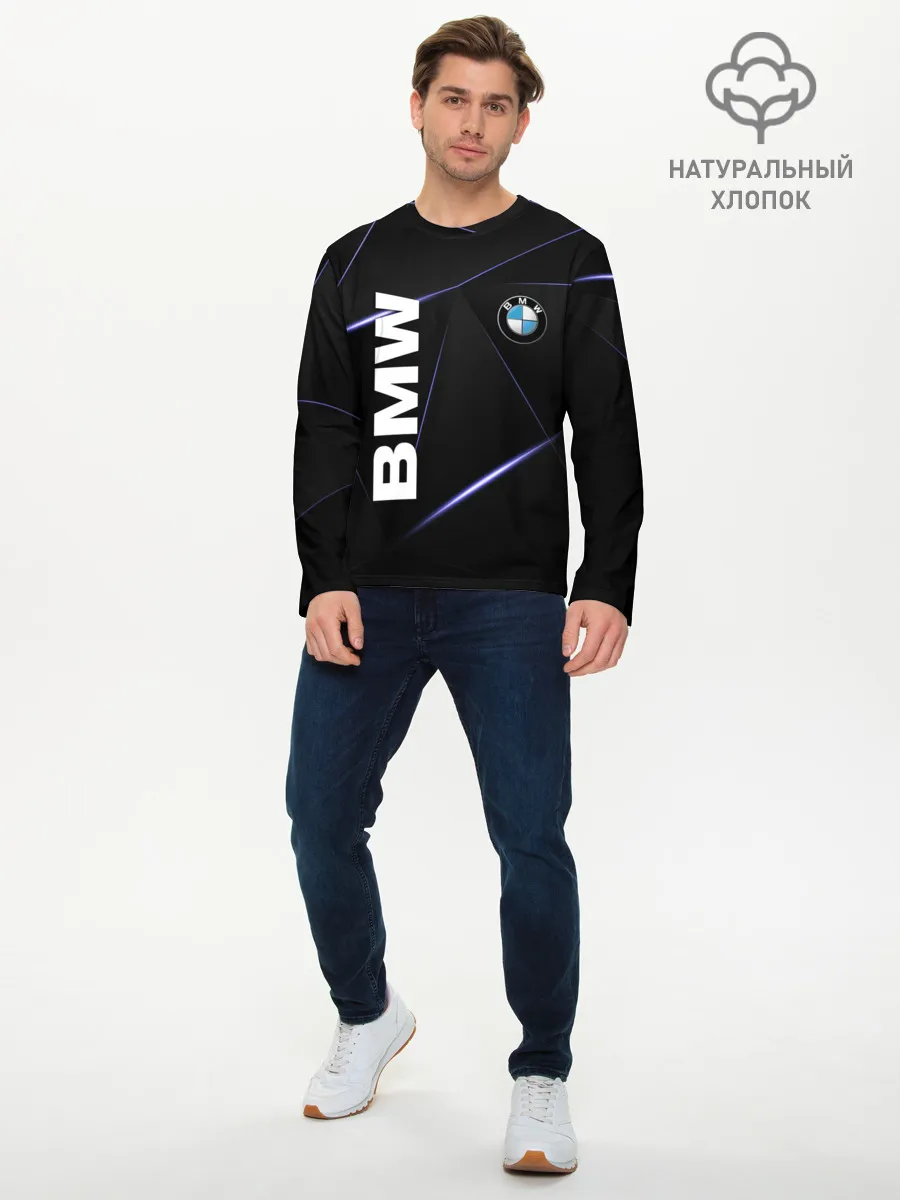 Мужской лонгслив базовый / BMW