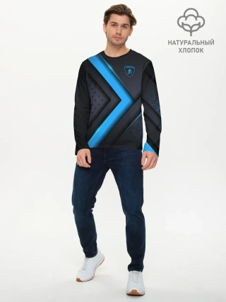 Мужской лонгслив базовый / Lamborghini