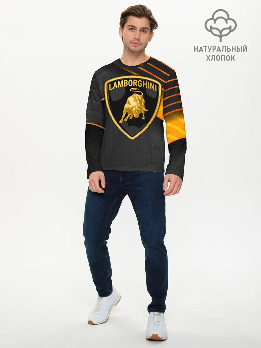Мужской лонгслив базовый / Lamborghini