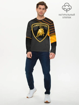 Мужской лонгслив базовый / Lamborghini