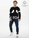 Мужской лонгслив базовый / Sorry not sorry