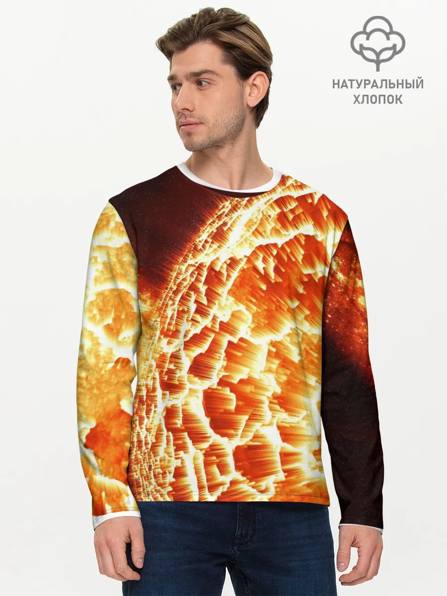Мужской лонгслив базовый / Космический объект