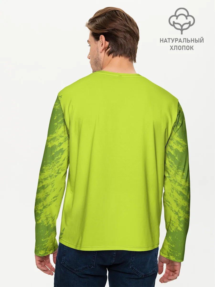 Мужской лонгслив базовый / Авокадо