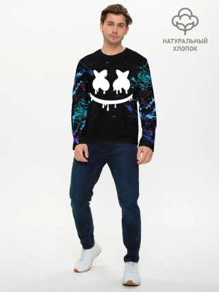 Мужской лонгслив базовый / MARSHMELLO