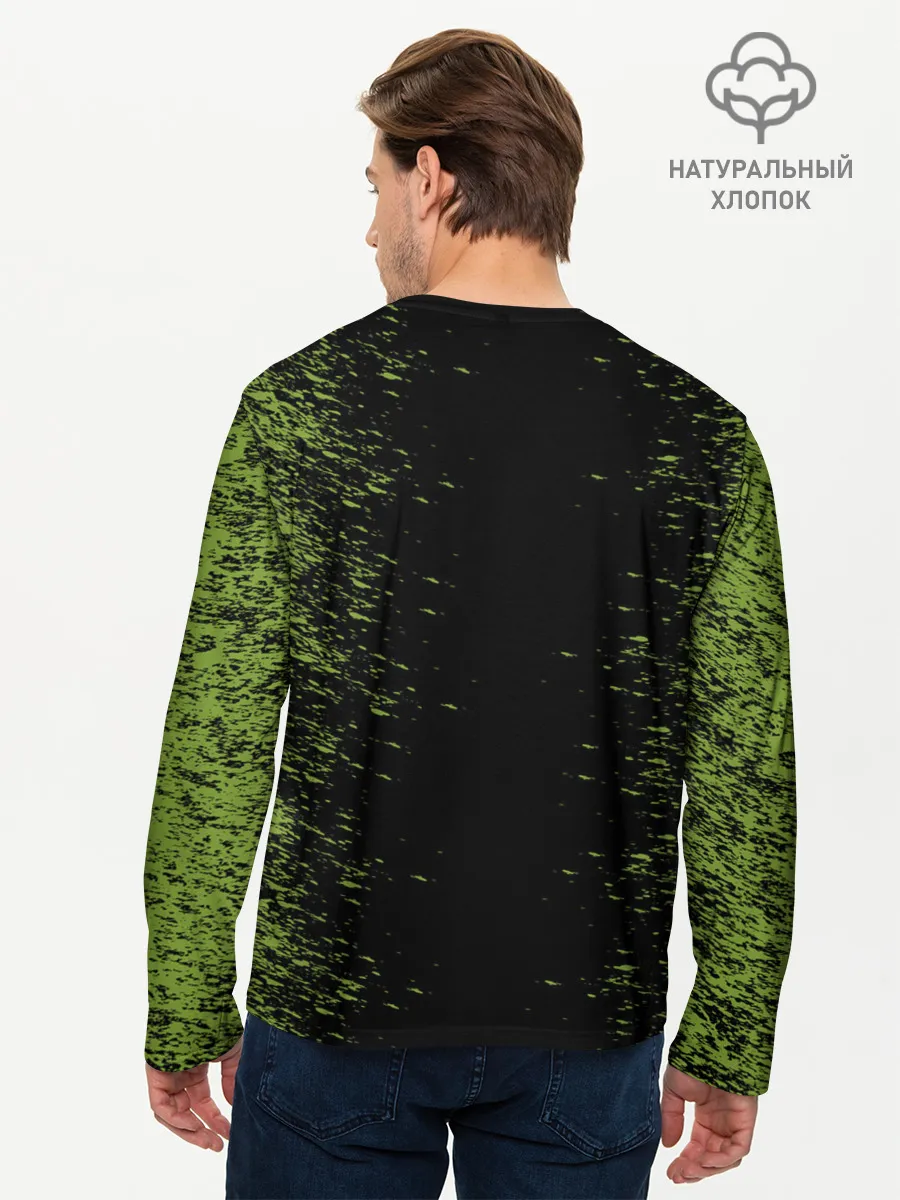 Мужской лонгслив базовый / Авокадо