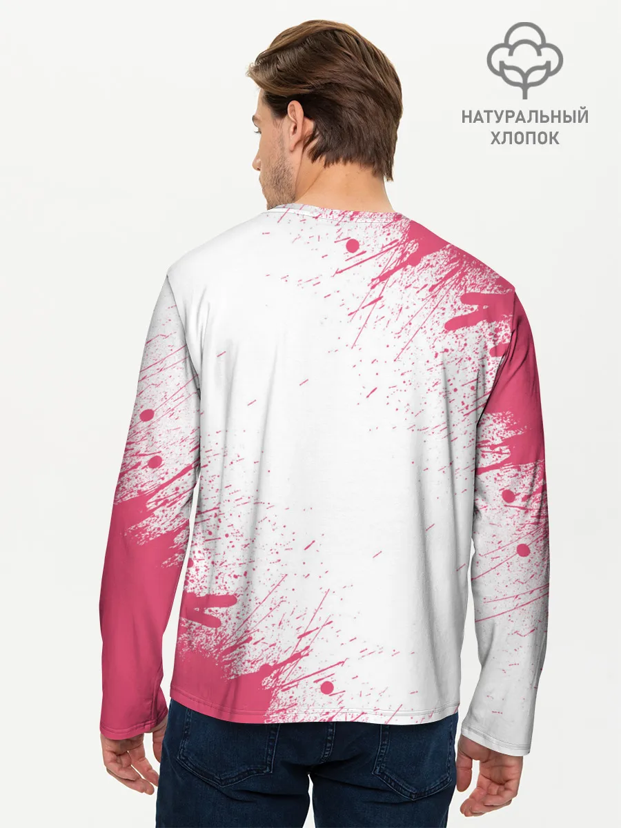 Мужской лонгслив базовый / Авокадо